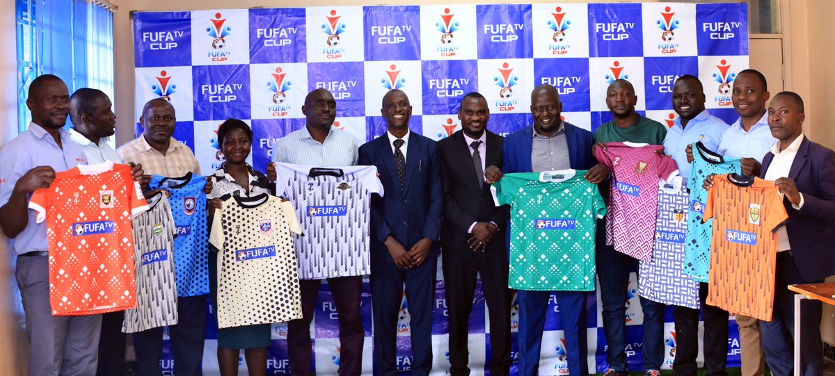 Representatives from schools that qualified for the Round of 32 in the FUFA Tv Cup tournament received two sets of jerseys each during a handover ceremony held at the FUFA Complex in Mengo.

#FUFATvCup2025 | #ExcellenceInAcademicsAndSports