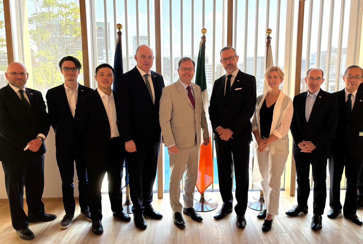 DeptofFHed's tweet image. 🇯🇵 Minister @lawlessj is busy in Japan building #innovation & #research connections & promoting Ireland as a location for international #collaboration - esp. in the face of global challenges
👀 Take a look at who he’s meeting …
tinyurl.com/4sayn388
@dfatirl @IrishEmbJapan