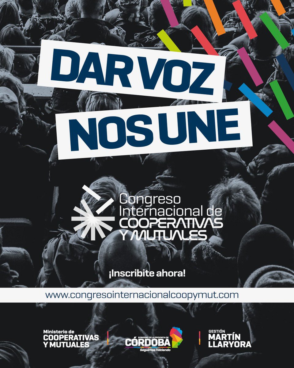 MinCoopCba's tweet image. Así será el Congreso Internacional de Cooperativas y Mutuales
Dos jornadas para compartir experiencias, conocer modelos de gestión y proyectar el futuro del asociativismo.
➡️ Deslizá para ver el programa preliminar completo.
#DarVozNosUne #SeguimosHaciendo
