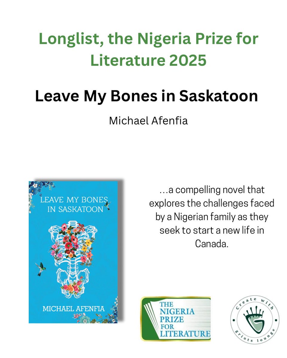 Griots Lounge CA 🇨🇦 (@griotslounge) on Twitter photo We are still celebrating this fantastic news. Congratulations to <a href="/MichaelAfenfia/">Michael Afenfia</a> and us!
Thanks to the <a href="/NGRLitPrize/">The Nigeria Prize for Literature</a>! We are still celebrating this fantastic news. Congratulations to <a href="/MichaelAfenfia/">Michael Afenfia</a> and us!
Thanks to the <a href="/NGRLitPrize/">The Nigeria Prize for Literature</a>!