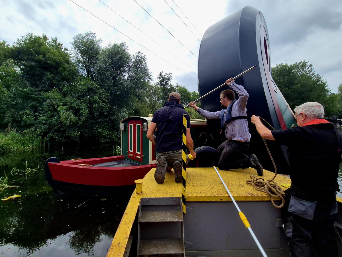 Sheffield CRT Volunteers (@shfcrtvolunteer) on Twitter photo This morning 'Hawk' successfully undertook her first planned task requested by <a href="/CanalRiverTrust/">Canal & River Trust</a> She conveyed contractors across to the Looping Narrowboat sculpture to enable them to carry out routine cleaning and maintenance on 'The Industry' <a href="/CRTYorkshireNE/">Canal & River Trust - Yorkshire & North East</a> #loopingnarrowboat This morning 'Hawk' successfully undertook her first planned task requested by <a href="/CanalRiverTrust/">Canal & River Trust</a> She conveyed contractors across to the Looping Narrowboat sculpture to enable them to carry out routine cleaning and maintenance on 'The Industry' <a href="/CRTYorkshireNE/">Canal & River Trust - Yorkshire & North East</a> #loopingnarrowboat