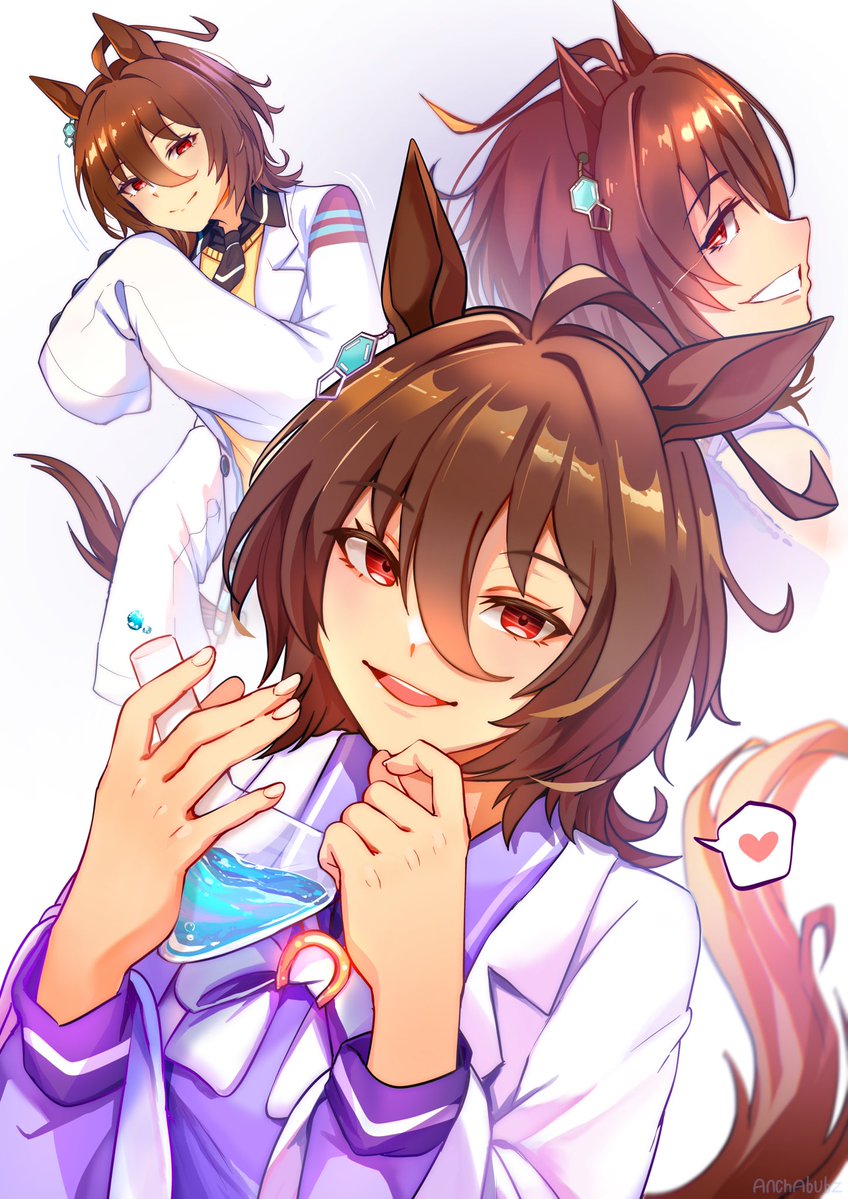 Anchabubz's tweet image. I want to be her guinea pig 🧪
#ウマ娘
#アグネスタキオン
#umamusume
#AgnesTachyon