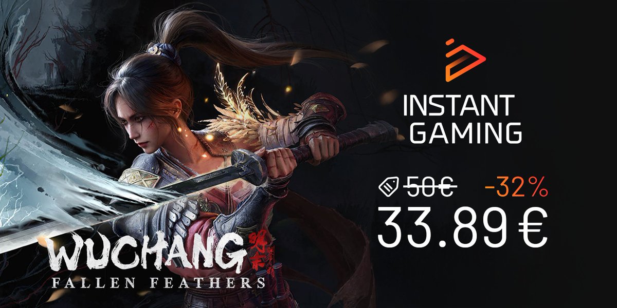 KNekro's tweet image. Ya disponible un pedazo de Soulslike Wuchang: Fallen Feathers con un descuentazo del 32% en @InstantGamingES!
Cómpralo ya -> instant-gaming.com/es/17007-compr… #ad