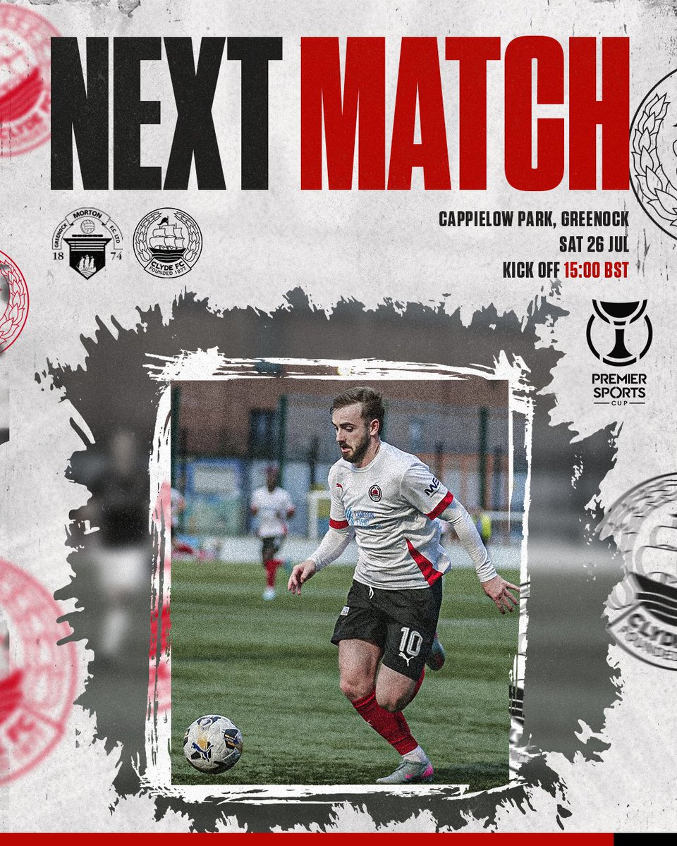 ClydeFC's tweet image. โด๏ธ The Premier Sports Cup group stage concludes on Saturday with a trip down the Clyde to Cappielow.
Tickets are now available to purchase.
๐๏ธ app.fanbaseclub.com/Fan/Tickets/Seโฆ