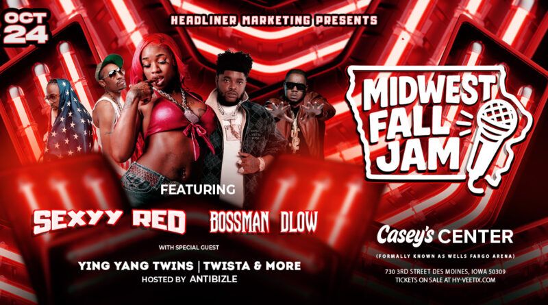 ListenIowa's tweet image. Sexyy Red to headline Midwest Fall Fest at Casey's Center 
buff.ly/tV9Y1ND