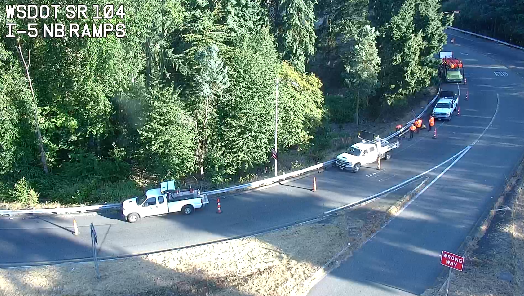 小心！维护人员正在研究NB I-5到WB SR
