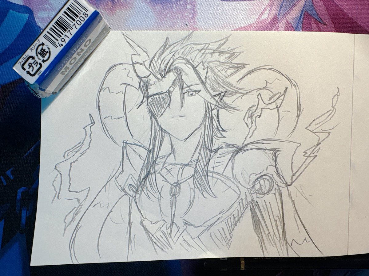 N0b_ch1_'s tweet image. ドラスティア、落書き