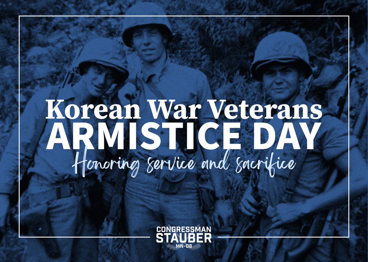 On National Korean War Veterans Armistice Day, we honor the brave men and women who served in the Korean War. Their sacrifice and courage secured freedom for millions. Let’s pause to remember their heroism and commitment to our nation.