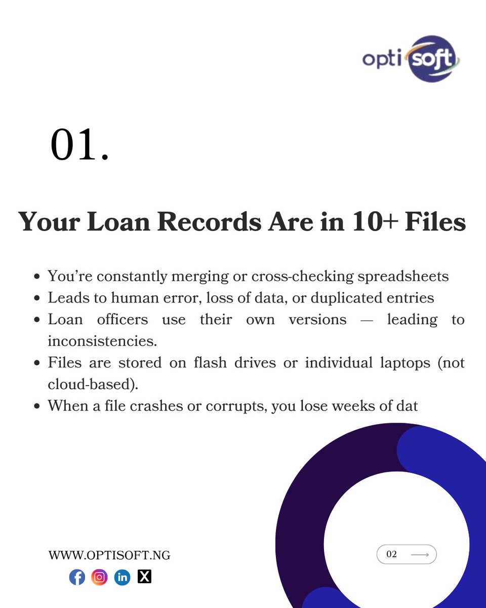 optisoftng's tweet photo. Here are 5 signs you’ve outgrown Excel — and what to do about it.
From regulatory stress to lost repayments, this checklist is your signal to upgrade.

📥 Download the full Excel-to-Core Banking Migration Checklist (FREE PDF)
👉 https://t.co/JcVKz6JXEk

 #FintechNigeria https://t.co/GDVzGMMtod