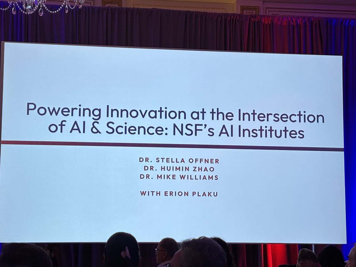 CosmicAI_Inst's tweet image. CosmicAI PI and Director Dr. Stella Offner represented CosmicAI on a panel at #ScienceSummit hosted by
@scsp_ai

She spoke alongside Dr. Mike Williams, Dr. Zhao Huimin, and Erion Plaku about  Powering Innovation at the Intersection of AI &amp;amp; Science.
@NSF