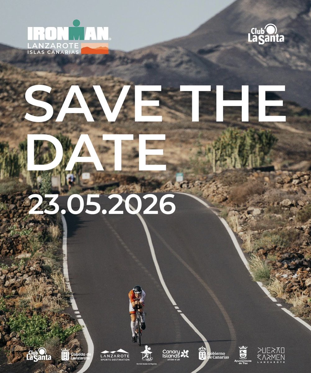 El Club La Santa IRONMAN Lanzarote 2026 ya tiene fecha: la leyenda volverá el 23 de mayo

triatletasenred.sport.es/actualidad/iro…
