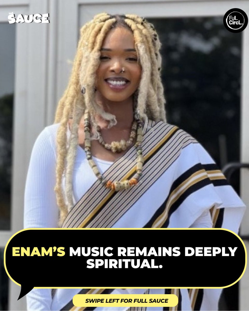 FulLCircLAfrica's tweet image. THE SAUCE🚨: Afro - spiritualist @enammusic__ teases a new song which she describes it as a powerful prayer ahead of her album release ver soon