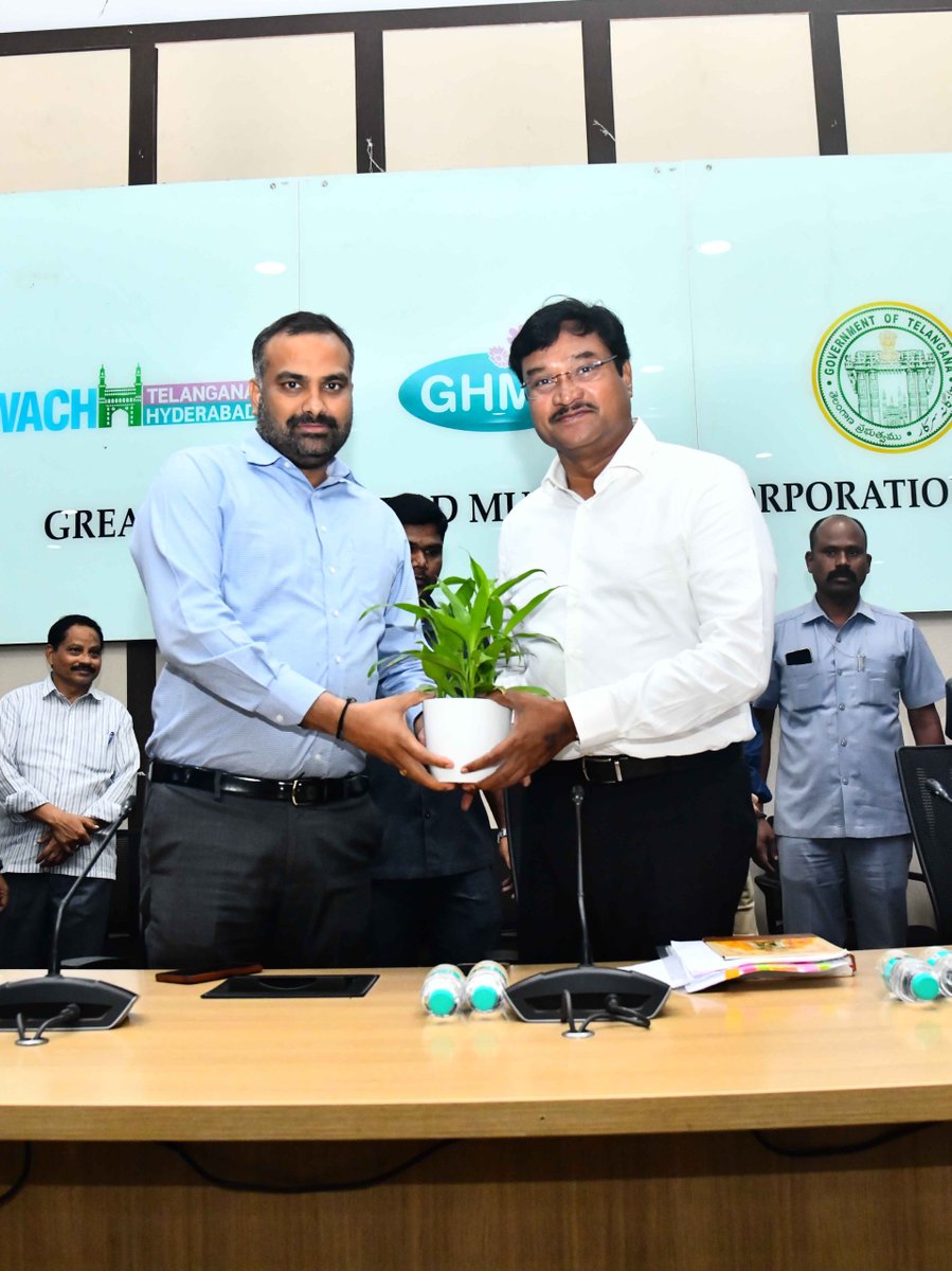 Prepared, proactive, and united – GHMC &amp; HYDRA brace for the monsoon!!!

GHMC &amp; HYDRA are working together this monsoon to ensure seamless coordination at ward, circle &amp; zonal levels, said Commissioner Sri R.V. Karnan during a high-level meeting  with HYDRA Commissioner Sri A.V.
