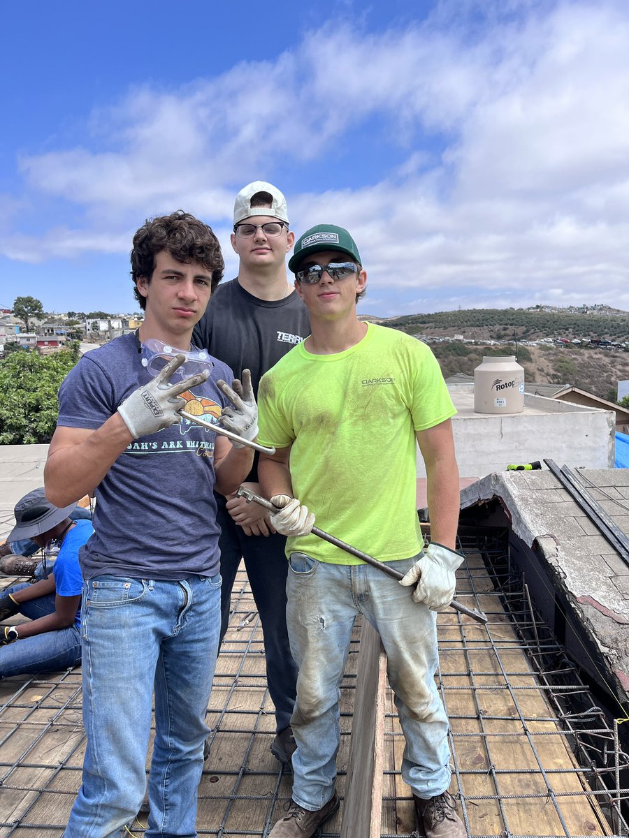 RockHighService's tweet image. Eleven Hawklets continue their great work in Tijuana, Mexico!