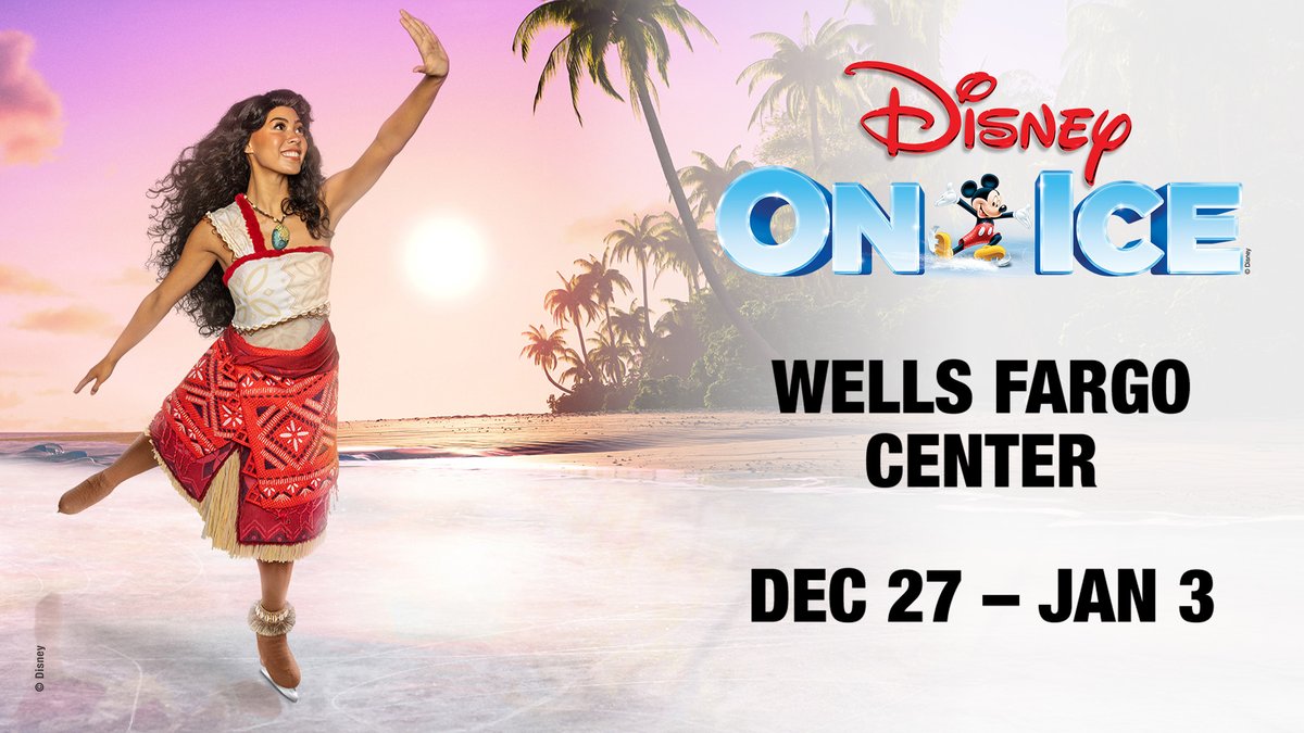 Wells Fargo Center (@wellsfargoctr) on Twitter photo π’ π£π₯ππ¦πππ ππππ₯π§ π’
Disney On Ice presents Jump In!
Discover thrilling adventures from Zootopia, Inside Out 2, and the all-new Moana 2. Relive the timeless tales of Toy Story, Frozen, and Encanto, and the Disney Princesses.
Use code πͺππ to purchase!
ποΈ π’ π£π₯ππ¦πππ ππππ₯π§ π’
Disney On Ice presents Jump In!
Discover thrilling adventures from Zootopia, Inside Out 2, and the all-new Moana 2. Relive the timeless tales of Toy Story, Frozen, and Encanto, and the Disney Princesses.
Use code πͺππ to purchase!
ποΈ