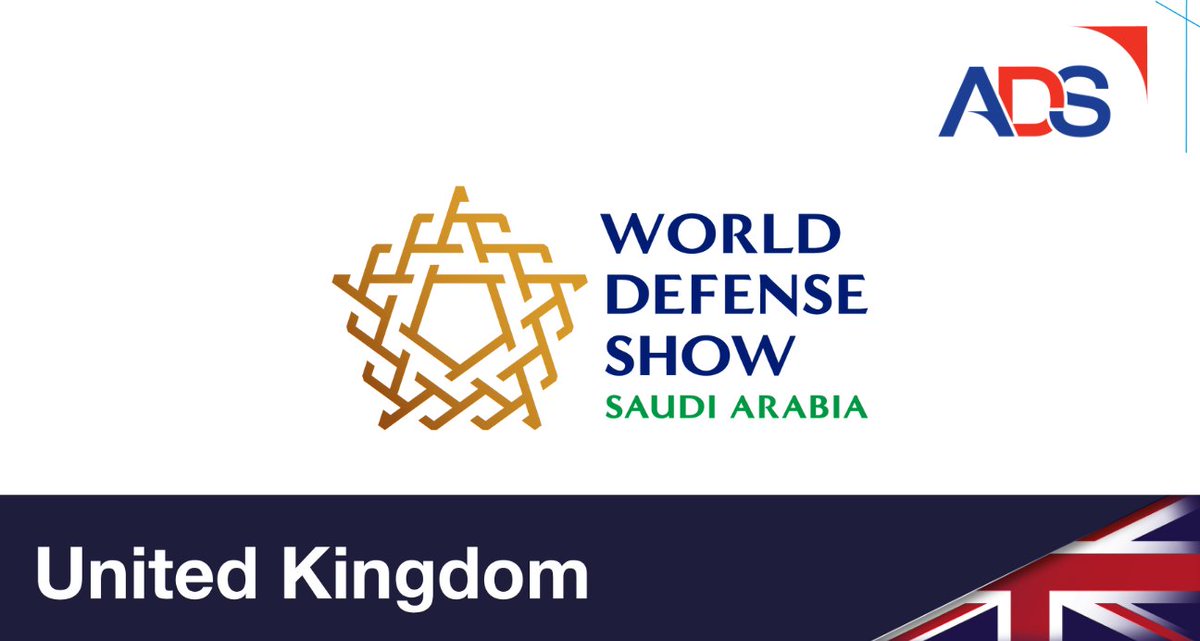ADSgroupUK's tweet image. Join us in Riyadh 🇸🇦 for World Defense Show 2026 on the UK Pavilion! 📅 8-12 Feb 2026
@WDS_KSA is a global hub for defense tech, partnerships &amp;amp; innovation.

2024 Highlights:
773+ exhibitors |  76+ countries | 106K+ visitors | 441 delegations
👉 Book now: adsgroup.org.uk/events/world-d…
