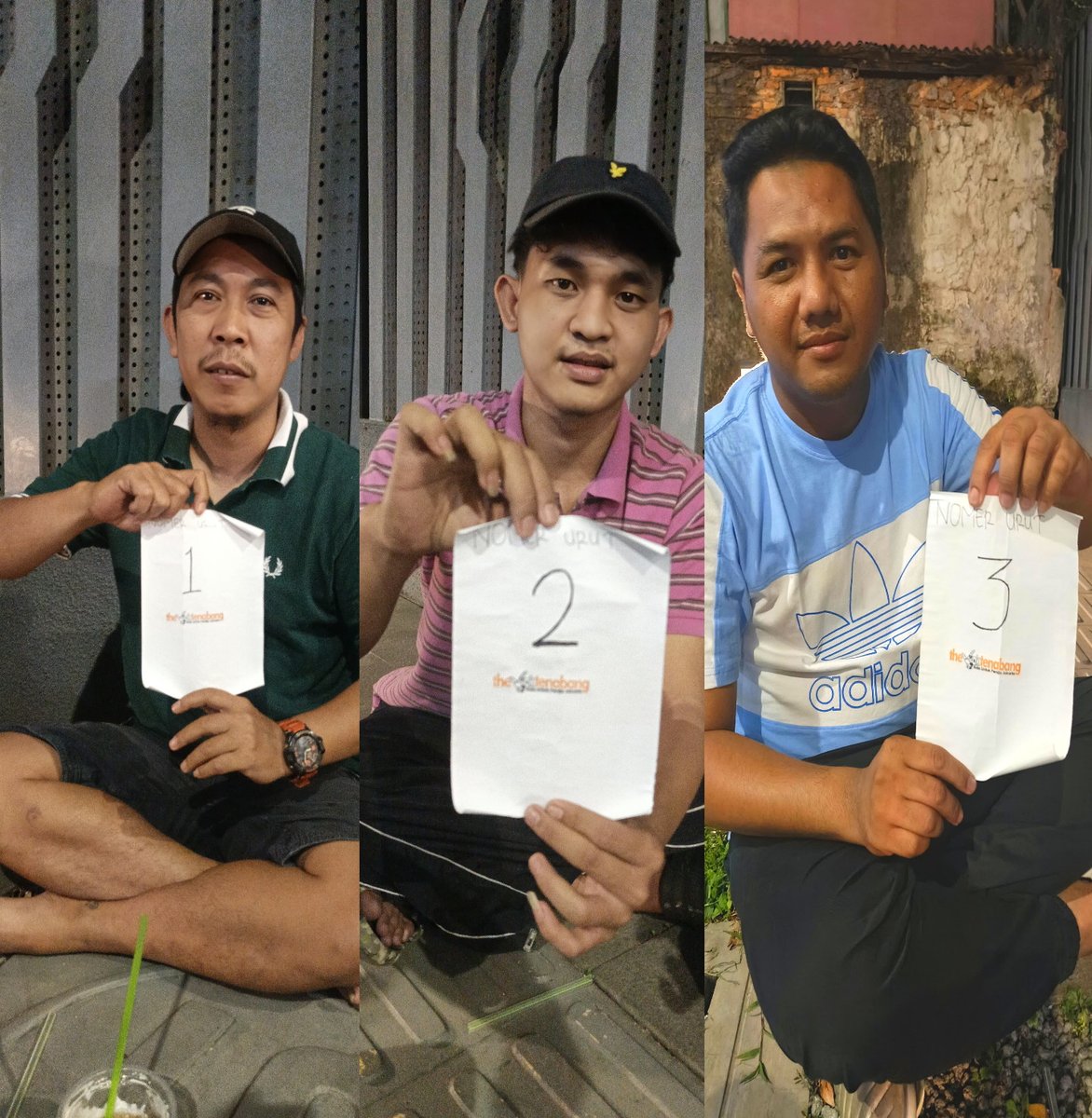 Assalamualaikum wr..wb
The Jaaaakk!!! Mania

Telah dilakukan Pengocokan nomor urut Peserta calon korwil the Jakmania Tenabang.

Nomor urut 01. MUNTASIR
Nomor urut 02. WILDAN KHOLID
Nomor urut 03. NOVRIZAL (KURZEL)

#Jakmaniatenabang
#Jakangeltenabang