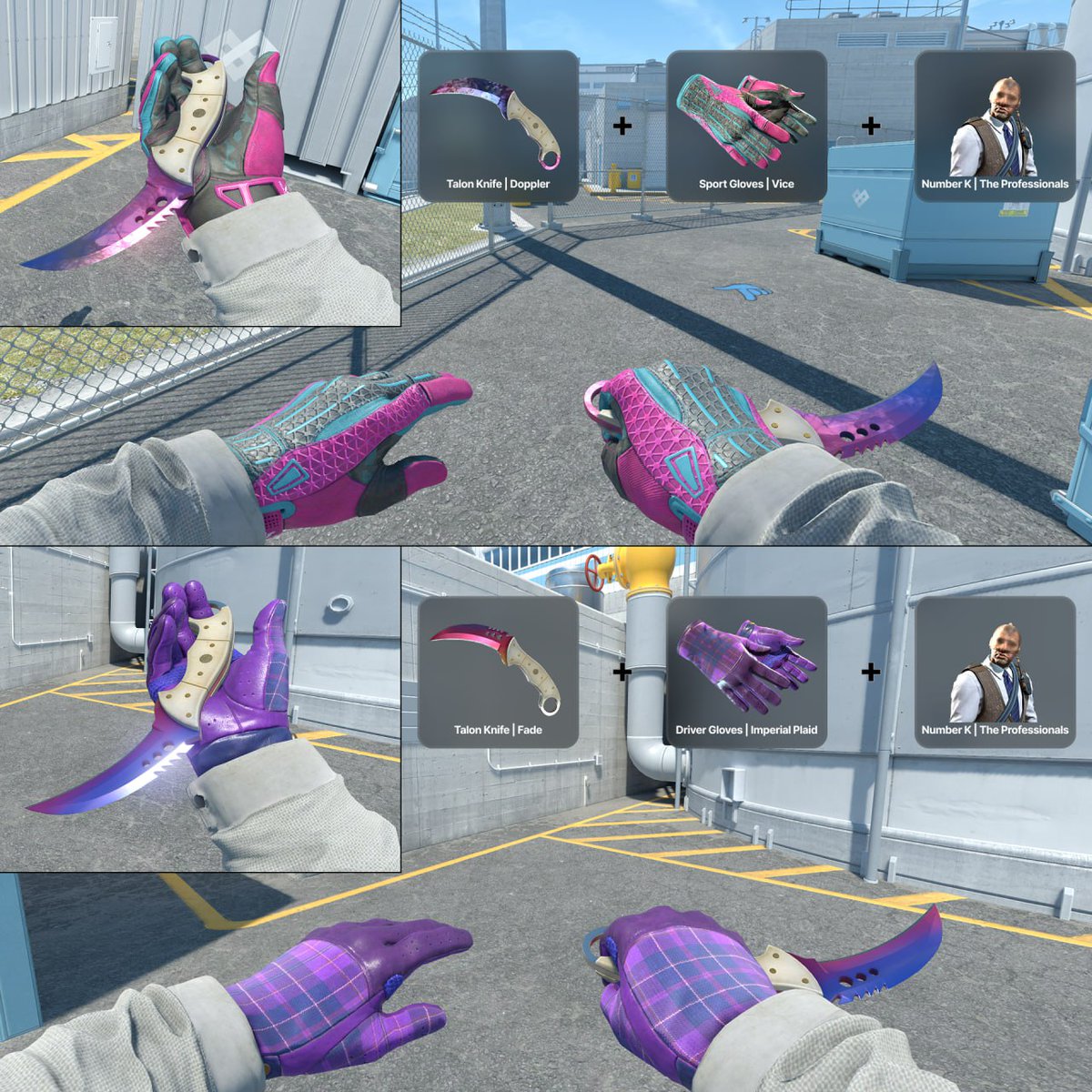 MarketCSGOcom's tweet image. Which combo is better? 👀