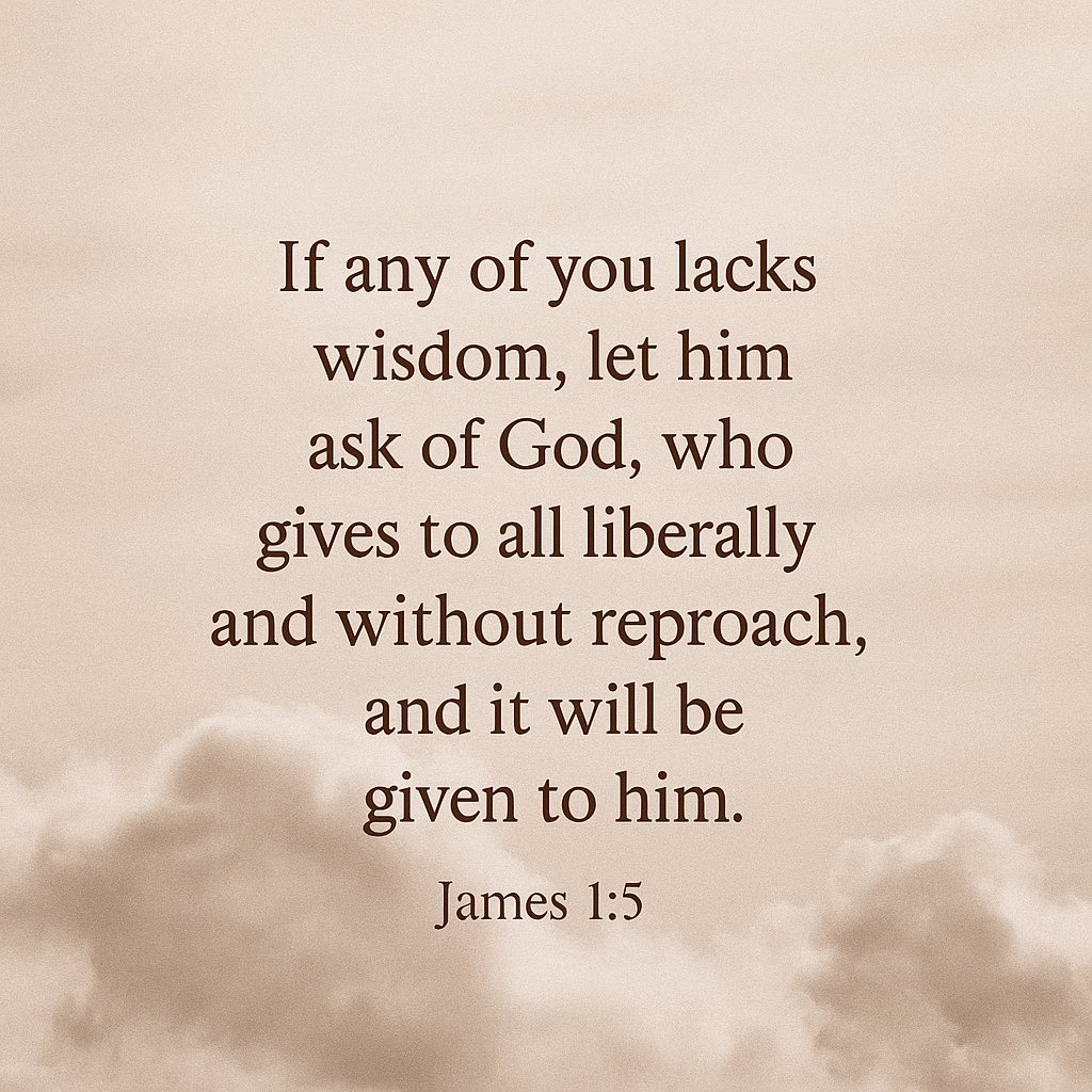 VersePortion's tweet image. “Confused? Ask God. He gives wisdom freely — no judgment, no hesitation. Trust Him to guide your steps.”
#VersePortion #James15 #GodGivesWisdom #AskAndReceive #FaithfulGuide