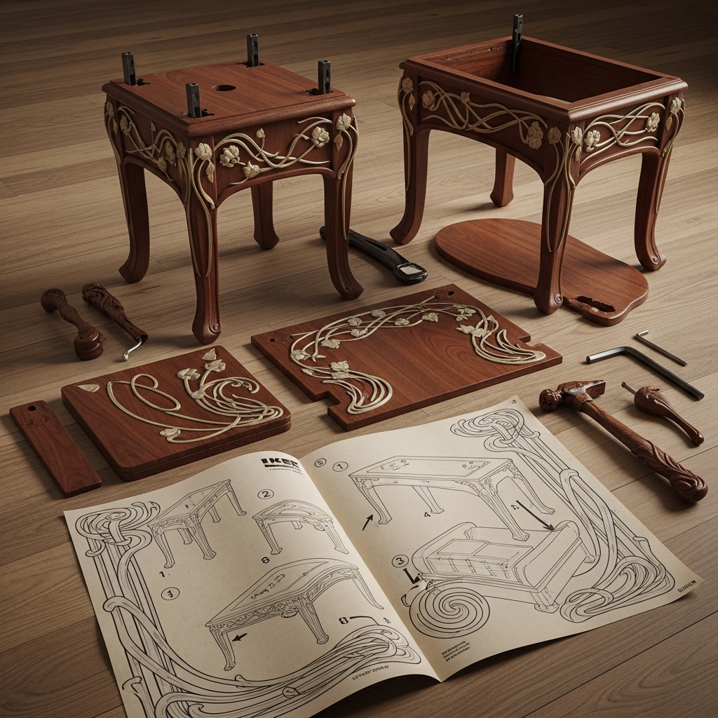 mattrothenberg's tweet image. IKEA 🤝 Art Nouveau
Scandinavian form. Fin-de-siècle flourish