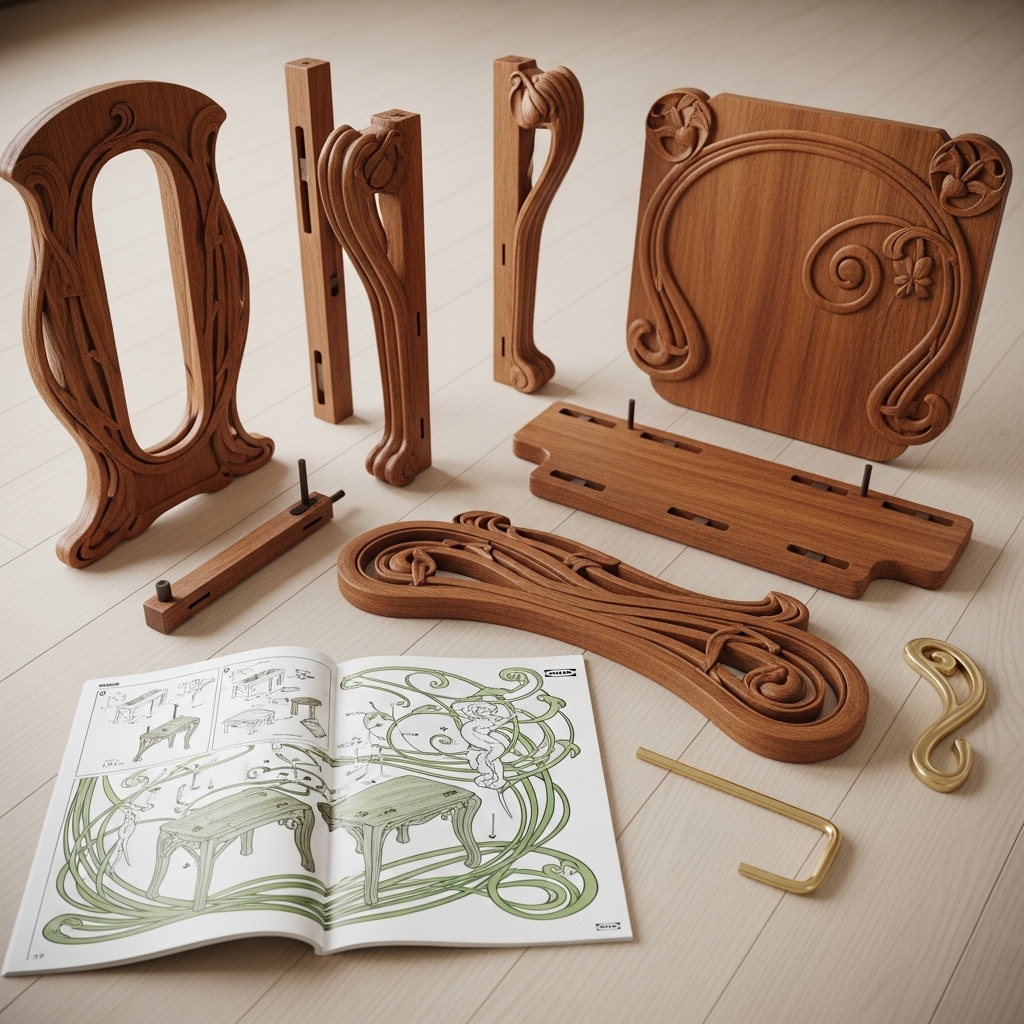 mattrothenberg's tweet image. IKEA 🤝 Art Nouveau
Scandinavian form. Fin-de-siècle flourish