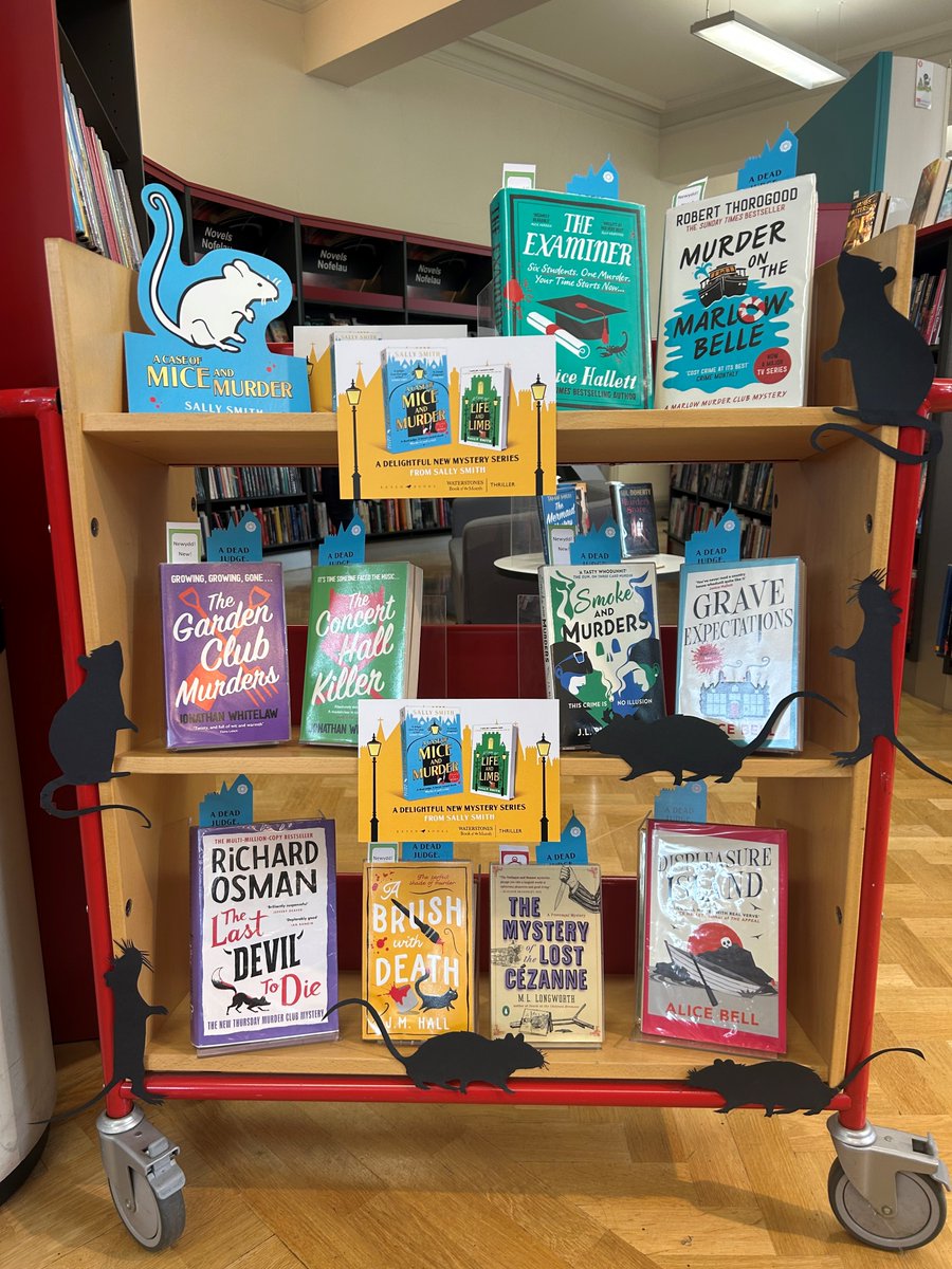 NewbridgeLib's tweet image. "A dead judge. A lawyer turned sleuth. Murder is such a trial..." Sally Smith~ A Case of Mice and Murder
Codwch drosedd glyd o Lyfrgell Newbridge heddiw!
🐭🩸📘🐭🩸📘🐭🩸📘🐭🩸📘🐭🩸
Pick up a cosy crime from Newbridge Library today!
@Bloomsbury #ACaseOfMiceAndMurder