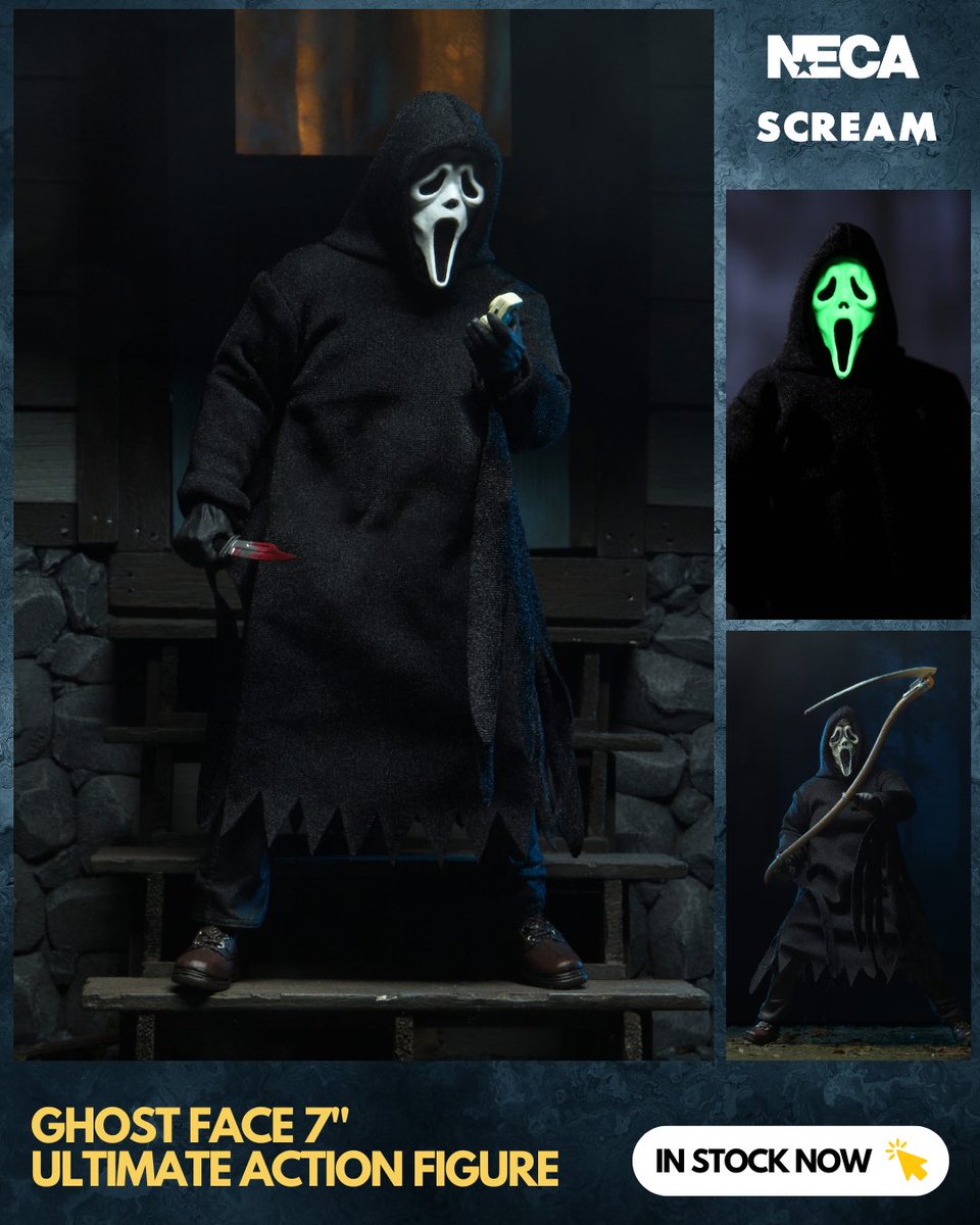 Elvira, Beetlejuice, Chucky &amp; more -
Are you a collector? Take a look below!

We’re excited to announce the arrival &amp; restock of some epic new items in-store and online!🛍️

Our ever growing NECA figure collection has restocked!

🔗 getreadycomics.com/product-catego…