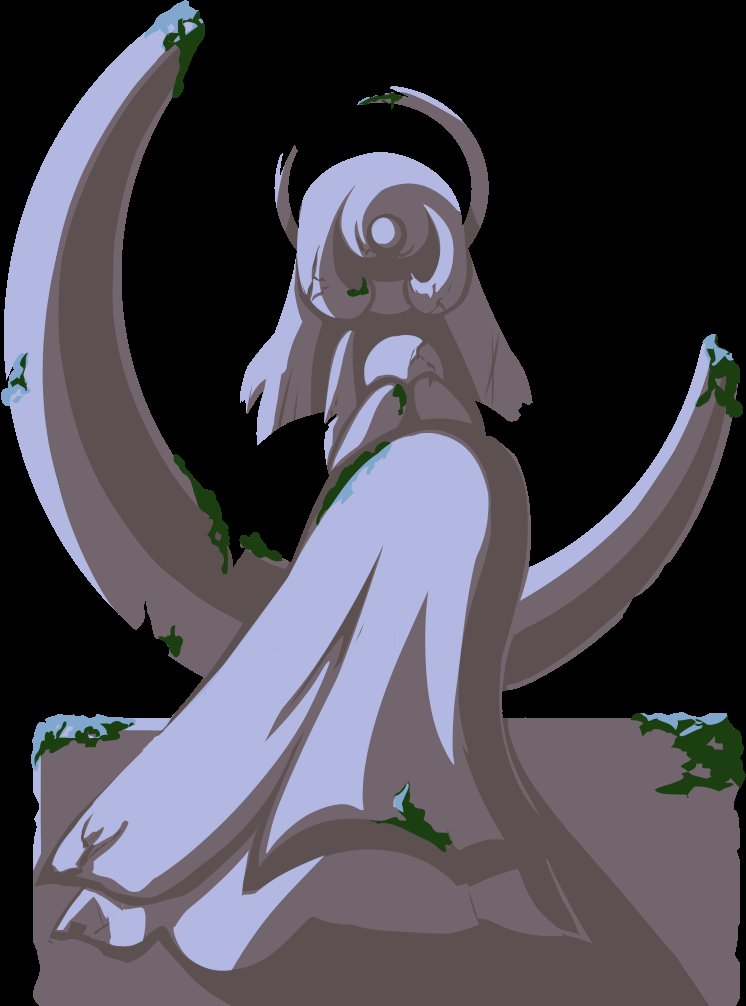 n0ctuaria's tweet image. hey sl its insane that the asset i made for a game jam 2 months ago accidentally predicted columbina's statue