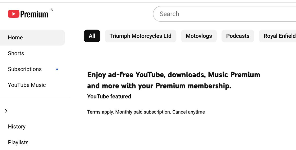 mrtechsense's tweet image. You need not remind me of this @YouTube
I know YouTube Premium is the best subscription
Do you want me to unsubscribe or what?