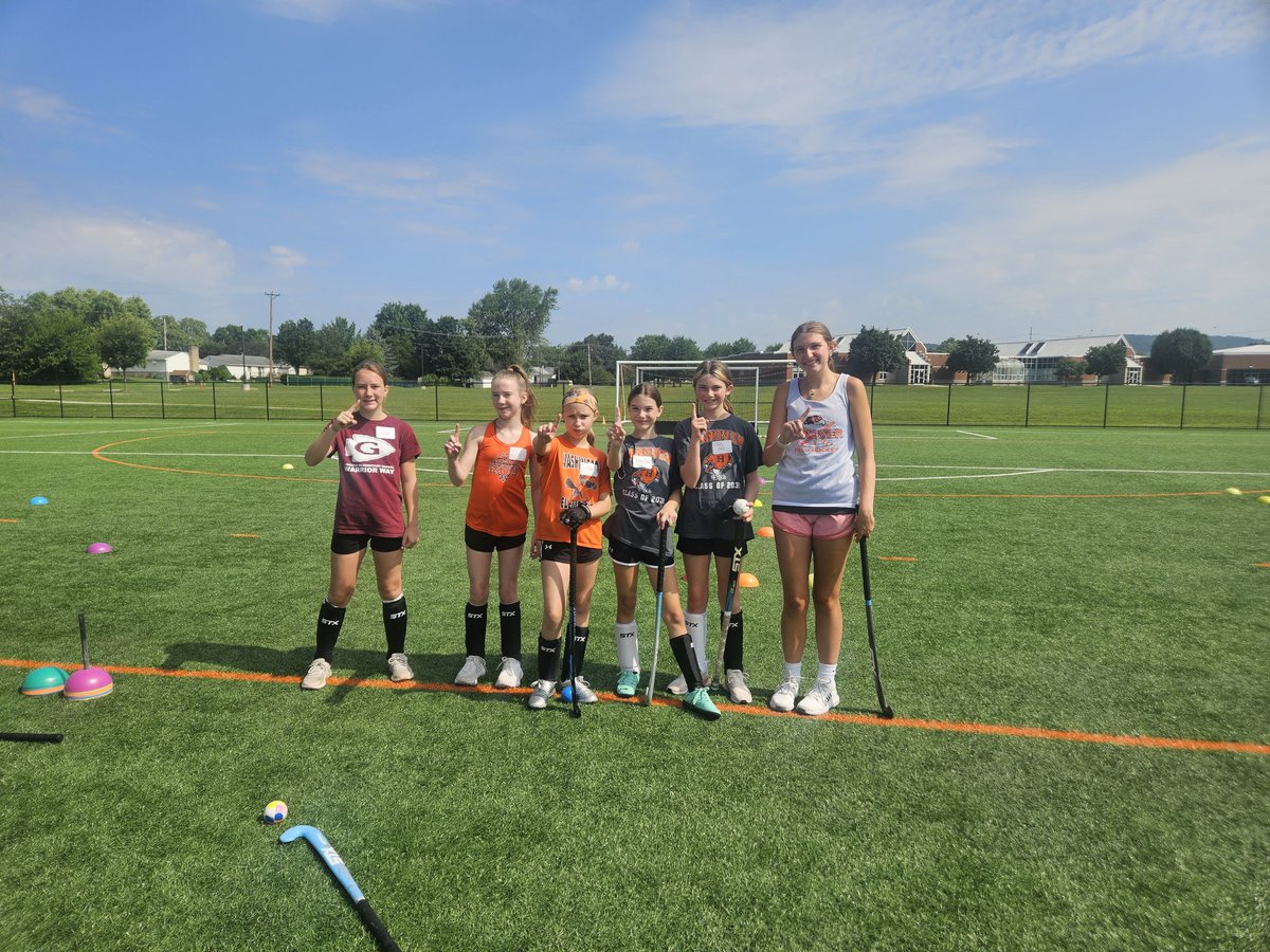 Little Nighthawks working hard at Field Hockey Camp 🏑🏑