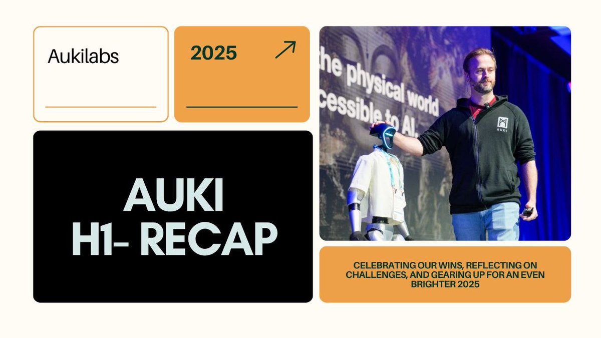 0xdigitz01's tweet image. Who said you need decades to make waves?
@AukiNetwork just wrapped H1 2025, and they've been operating on another level.
They're proving truly disruptive innovation doesn't wait for permission.
Check out their amazing first half:
๐ธOur robot, @MechKenna made history:โฆ