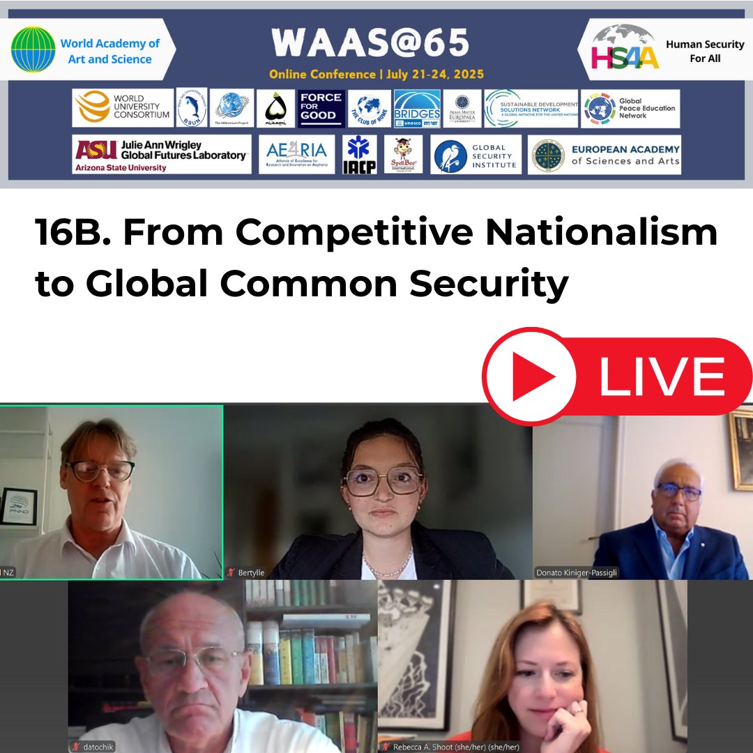 _WAAS_'s tweet image. 🌟 The #WAAS65 Conference wrapped up after 4 impactful days (July 21–24, 2025)!
🙏 Huge thanks to all speakers, participants & supporters!
🎥 Missed it? Watch the full sessions anytime:
▶️ Parallel A: youtu.be/mR8zKwXL1vs
▶️ Parallel B: youtu.be/wtFmLvnvNjc
#HS4A #WAAS65