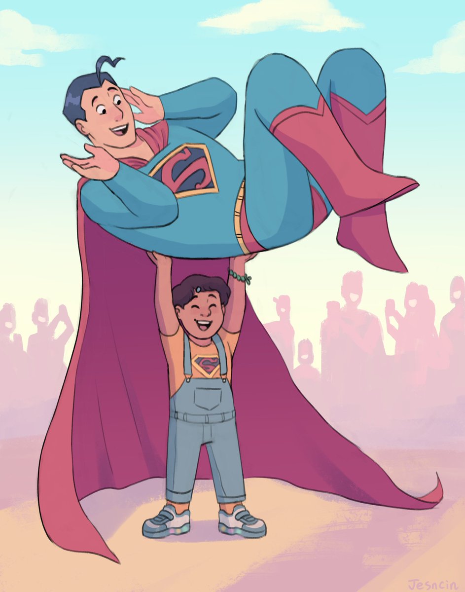 Jes & Cin | LUNAR BOY out now! (@jesncin) on Twitter photo Superman posing in the air so that it looks like a small child is lifting him for <a href="/dcforgaza/">DC Gotcha For Gaza | DONATIONS CLOSED</a>
Too cute of a prompt to pass up! Superman posing in the air so that it looks like a small child is lifting him for <a href="/dcforgaza/">DC Gotcha For Gaza | DONATIONS CLOSED</a>
Too cute of a prompt to pass up!