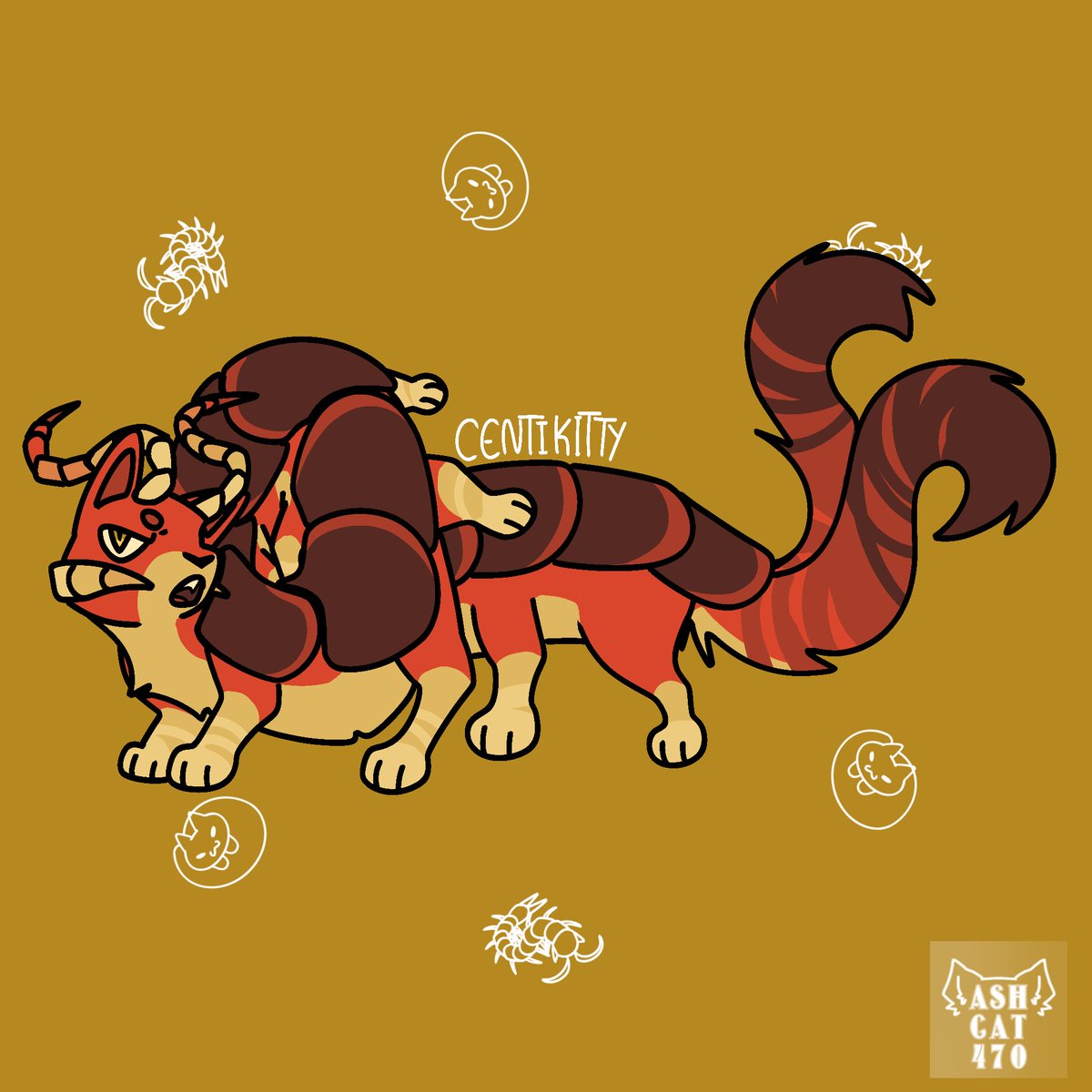 ashcat470's tweet image. Bug Cats part 1