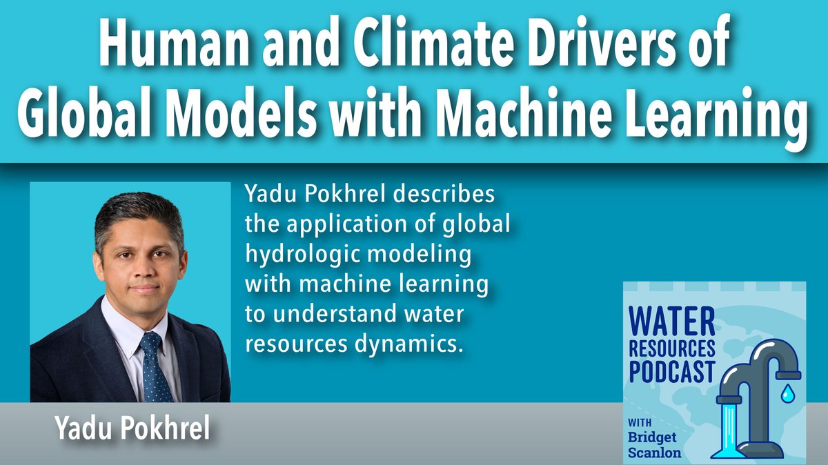 🚰🌎🤖Good day, everyone! On today’s episode, Yadu Pokhrel describes the application of global hydrologic modeling with machine learning to understand water resources dynamics. Tune in here: lnkd.in/gpbCkQuv
#water #machine #waterresources #hydrologic #machinelearning