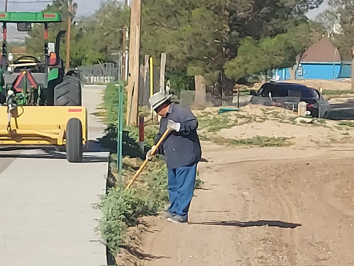 Trying to keep our district looking    great