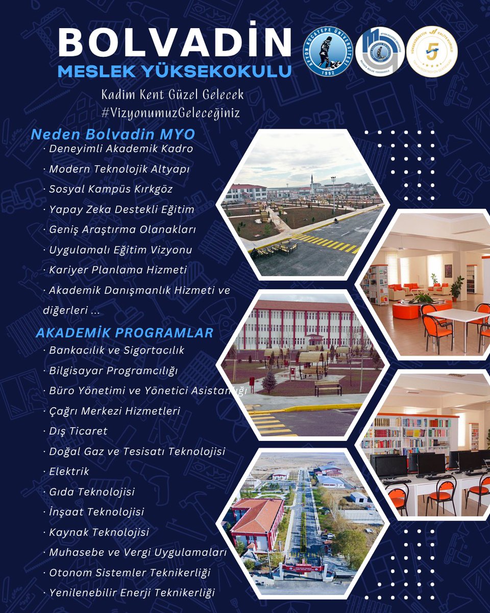 BolvadinMYOAKU's tweet photo. #TercihimBolvadinMYO
Mottomuz ➡️ #MutluGelecek
@kocatepeuniv
@Karakas1969
#yks2025 #tercih #tercihdönemi https://t.co/p6H7WKTXws