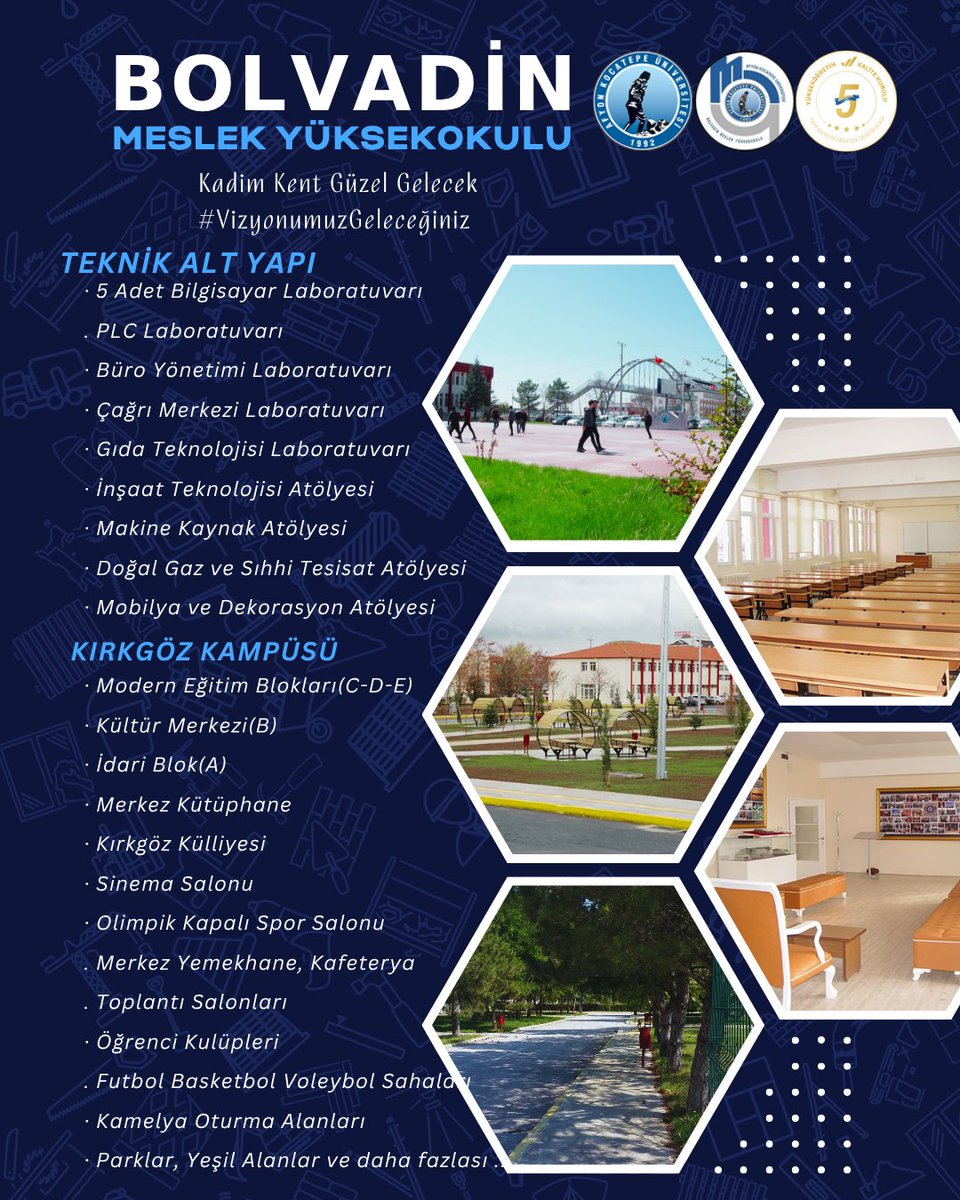 #TercihimBolvadinMYO
Mottomuz ➡️ #MutluGelecek

<a href="/kocatepeuniv/">Afyon Kocatepe Üniversitesi</a>
<a href="/Karakas1969/">Mehmet Karakaş</a> 

#yks2025 #tercih #tercihdönemi