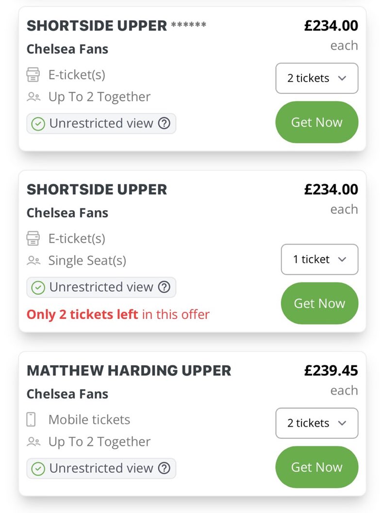 ChelseaVWR_'s tweet image. And TicketMaster was meant to fix this!
“We’re the short side, we’re the short side, we’re the short side of the Shed! 🎶
#ChelseaVWR 🤦♂️✅❌ @WeAre_TheShed