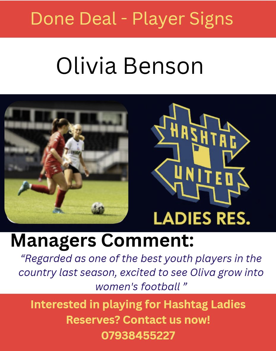 <a href="/hashtagutdwomen/">Hashtag United FC Women</a> 

A very bright prospect!