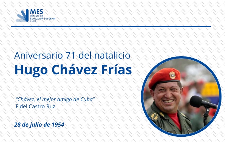 CubaMES's tweet image. 🇻🇪✨ En el aniversario del natalicio de Hugo Chávez, recordamos su legado que trasciende fronteras y generaciones, porque fue mucho más que un líder político: fue el hijo del llano que soñó con devolverle el poder al pueblo.

¡Chávez vive en nuestros corazones! ❤️
