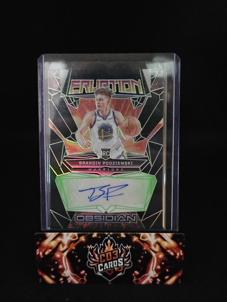 2023 Obsidian Brandin Podziemski 
Jersey ink RPA /99 -$35
Eruption Auto /25 -$35
Bundle for $60 shipped bmwt 
#THFpro #sportscardsforsale #thehobby #whodoyoucollect #nba #DubNation