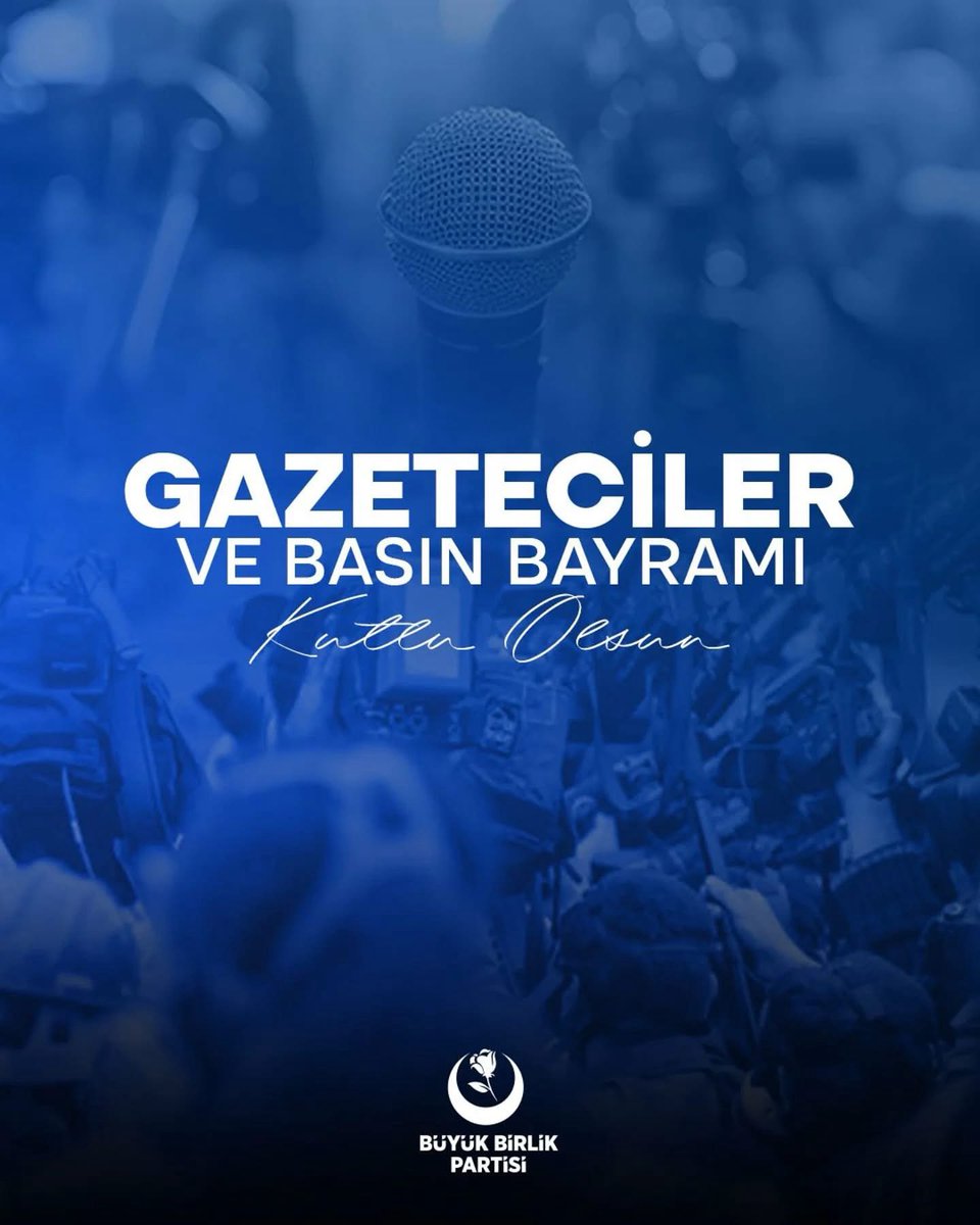 Vatanımızın birliği, milletimizin bekası ve hakikat uğruna kalemini korkusuzca kullanan tüm gazetecilerimizin Gazeteciler ve Basın Bayramı’nı kutluyoruz.
#bbpgürsu