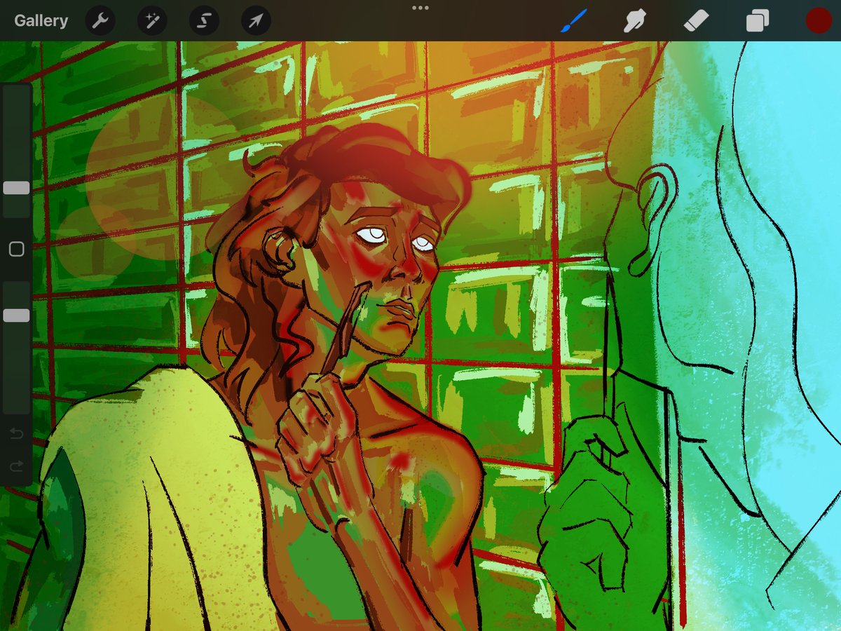 roycebin56600's tweet image. Colour practise WIP with Hwei bc everything turns into him somehow