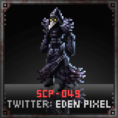 eden_pixel's tweet image. SCP-049🎨
I drew this in the medieval fantasy style 049 design that I drew in April😊
#SCP #SCPFoundation #SCP049 #pixelart #pixel_art