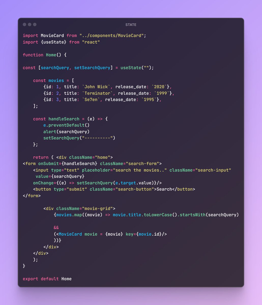 SyntaxTiwari's tweet image. ✅ Key Point:
In React, State allows components to react to user input, API responses, or internal changes.
When state changes, the component automatically re-renders.
#reactjsdevelopmentservices #reactjsacademy #reactjsbootcamp #reactjsdevelopment #reactjsconf #WebDevelopment