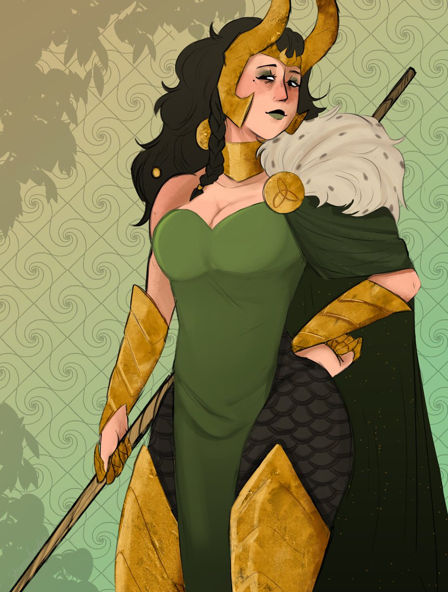 Shroomberton's tweet image. Lady Loki my beloved
+ Frost Giant Alternative!
#LokiLaufeyson #Loki #Marvel #MarvelLoki #LadyLoki
