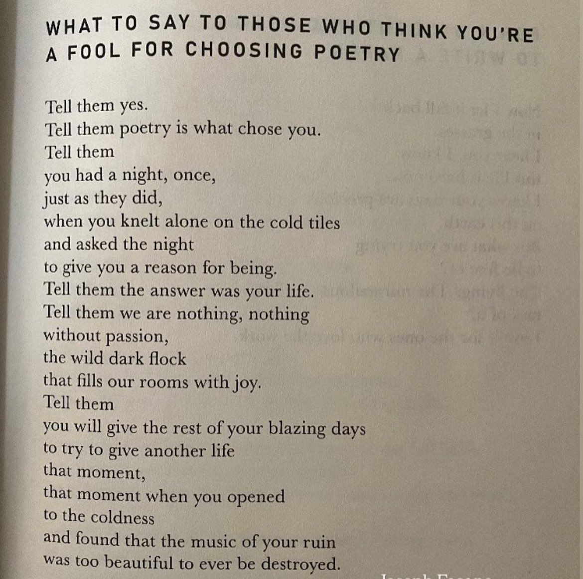 tkmdonnelly's tweet image. A bit of poetry from the recently-late Andrea Gibson & luckily (for us) present @Joseph_Fasano_ to get through today.
Deep breaths. And screaming into the void &/or a pillow. Try to avoid screaming into faces, eh? Ears are sensitive things.
Also avoid throwing elbows please.