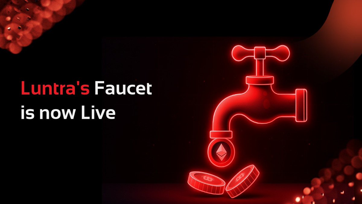 Luntrainfra's tweet image. 💧 The Luntra Faucet is now LIVE!

Grab free testnet ETH to start building, deploying, and testing on the Luntra chain.
Perfect for developers, testers, and anyone exploring the network.

Use it to:
→ Deploy smart contracts
→ Run transaction tests
→ Simulate dApp flows
→…