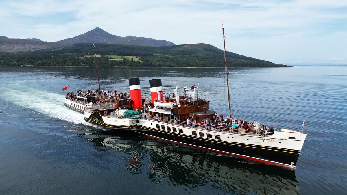 PS_Waverley's tweet image. STEAM ROUND ISLE OF ARRAN – MONDAY 4TH AUGUST

On Monday 4th August Waverley will offer locals and visitors alike the unique opportunity to steam all the way round the Isle of Arran from Glasgow, Greenock, Largs, Millport (Keppel) and Brodick. 

The Isle of Arran, famously known…